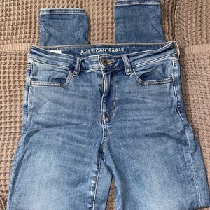 American Eagle Light Blue Denim Leggings